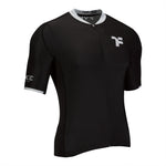 Boost Cycling SS Shirt Woman: Parte delantera del maillot de ciclismo black para hombre