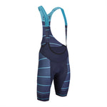 Culotte con tirantes Boost Hombre - Delantero culotte ciclismo azul marino hombre