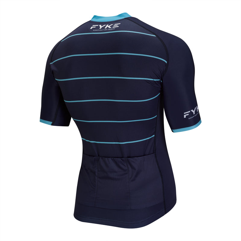 Boost Cycling SS Shirt Woman: Dos du maillot cycliste marine pour homme